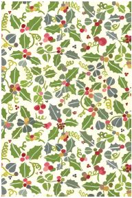 Spice / Xmas Holly Cotton Tea Towel