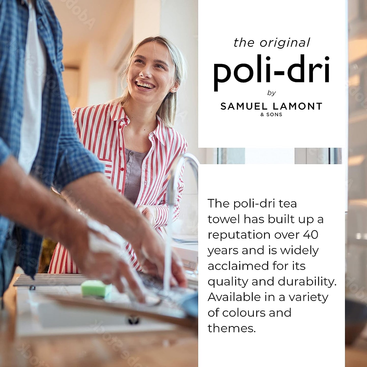 Poli-dri Jacquard Tea Towel - dogs