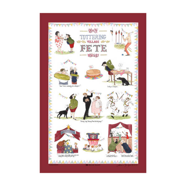 Garden Party Tea Towel